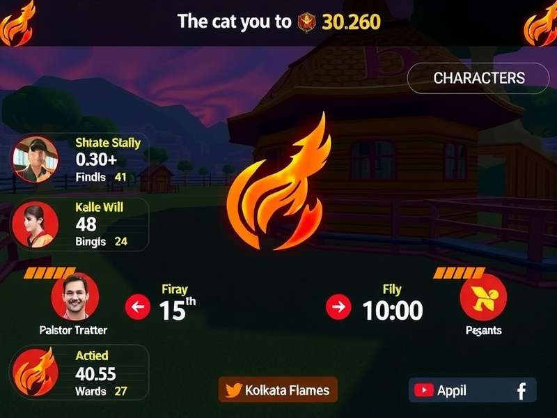 Kolkata Flames user statistics graph